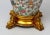 Gold Porcelain Vase on a Bronze Base For Sale - Image 8 of 11