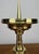 Vintage French Style Brass Gold Candleholders, Set of 2 For Sale - Image 9 of 18