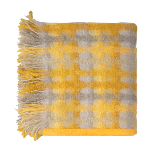 Roma Mohair Plaid by Chiara Mennini for Midsummer-Milano For Sale