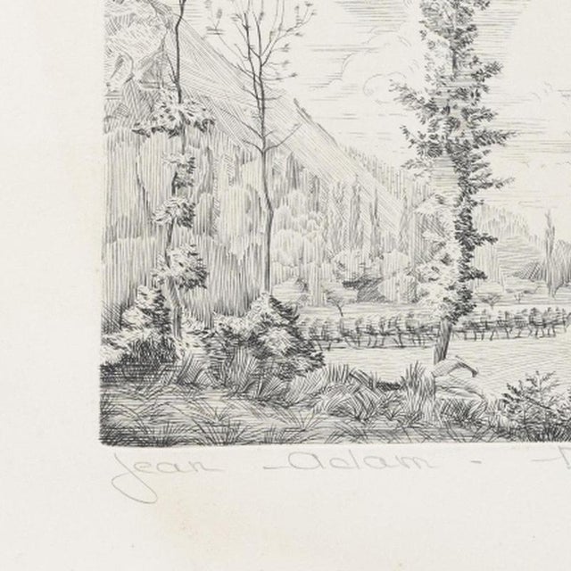Modern Jean Adam, Landscape, 1967, Lithograph For Sale - Image 3 of 6