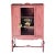 Vintage Romantic Petite Hutch From the 1930s Custom Painted a Beautiful Dusty Pink For Sale