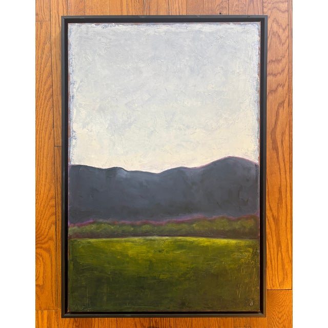 Sarah Trundle Sarah Trundle, Contemporary Landscape Oil Painting, "Blue Ridge" For Sale - Image 4 of 5