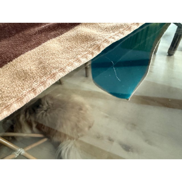 1960s McGuire Vintage Organic Modern Glass Top Dining Table 1964 For Sale - Image 5 of 5