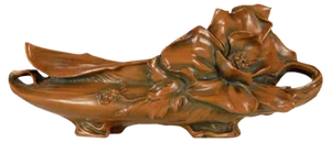 Art Nouveau Pottery Vase by George Klimt for Bernard Bloch