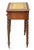 English Diminutive Writing Table or Desk of Mahogany With Inset Leather Top For Sale - Image 4 of 11