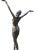 Art Deco Style Bronze Ballerina on Marble Base by J. B. Deposee For Sale - Image 5 of 13