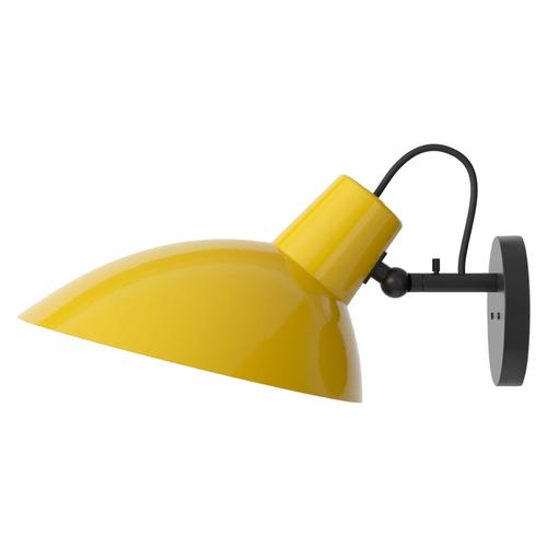 VV Cinquanta Black and Yellow Wall Lamp by Vittoriano Viganò for Astep For Sale - Image 14 of 14