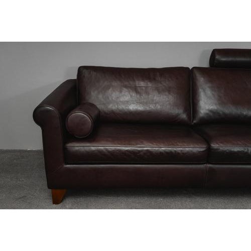Vintage Sofa in Leather For Sale - Image 13 of 18
