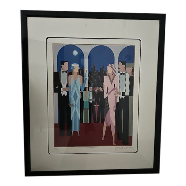 1980s Giancarlo Impiglia, Five Arches I, Lithograph - Signed and Numbered For Sale