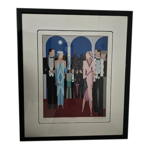 1980s Giancarlo Impiglia, Five Arches I, Lithograph - Signed and Numbered