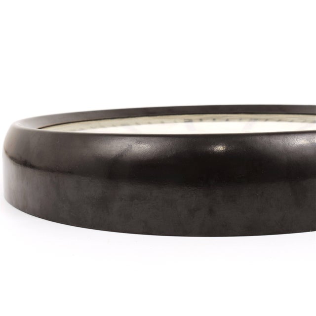 Large Bakelite Industrial Train Station Round Wall Clock, 1940s For Sale - Image 6 of 8