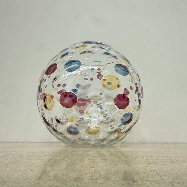 Bohemian Borske Sklo Nemo Glass Vase by Max Kannegiesser, 1960s For Sale - Image 11 of 12