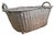 Rustic Primitive Farmhouse French Wicker Market Basket With Number Plate For Sale - Image 4 of 9