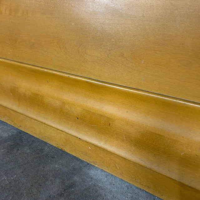 Heywood Wakefield Twin Size Head Board and Footboard For Sale - Image 9 of 12