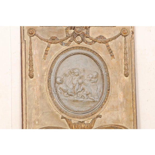 18th Century French Petit Enfant Trumeau Mirror For Sale In Atlanta - Image 6 of 9