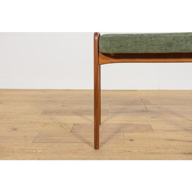 Green Mid-Century Modern Teak Stool, Denmark, 1960s For Sale - Image 8 of 13
