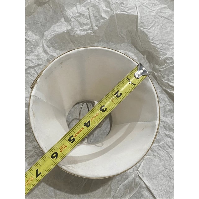 Mid 20th Century Vintage Empire Style Bell Lamp Shape For Sale - Image 5 of 6