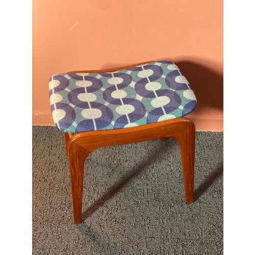 Vintage Danish Teak Ottoman, 1960s For Sale - Image 4 of 6