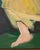 Ira Yeager 20th C. Woman in Yellow Oil Canvas Painting 5.5 Ft For Sale - Image 16 of 18
