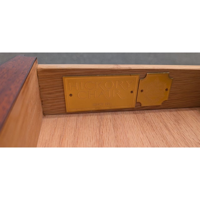 Vintage Hickory Chair Company Federal Style Mahogany Pembroke Drop Leaf Table For Sale - Image 12 of 13