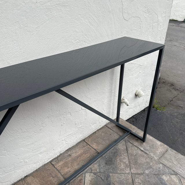 Blu Dot Strut Console Table For Sale - Image 10 of 12