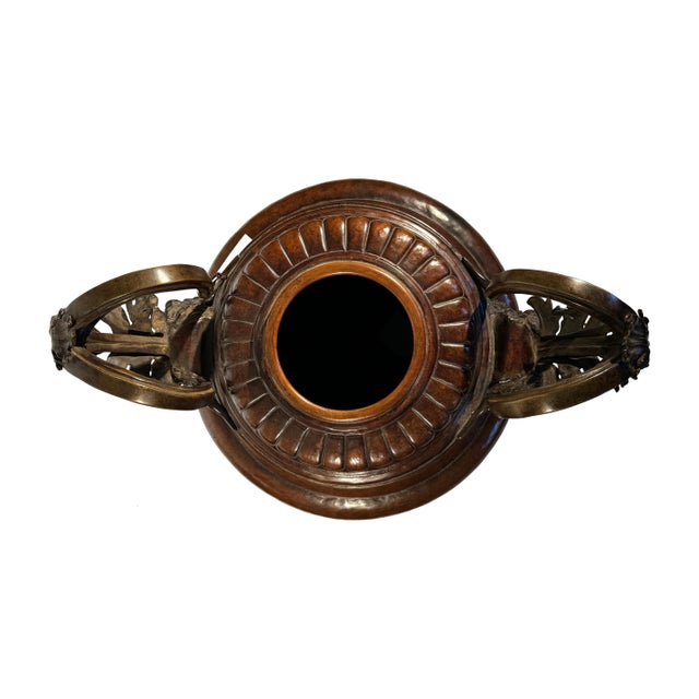 Mid 20th Century Copper Urn For Sale - Image 9 of 9