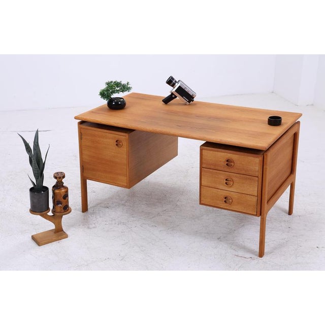 Mid-Century Danish Teak Desk by Arne Vodder, 1960s For Sale - Image 17 of 17