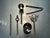 Metal Vintage Stainless Steel "Tuxedo Stripe" 7-Piece Bar Tool Set For Sale - Image 7 of 12