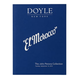 El Morocco John Perona Collection Doyle Auction Catalog Booklet Nyc For Sale