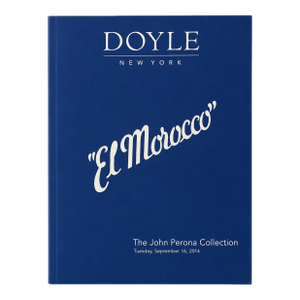 El Morocco John Perona Collection Doyle Auction Catalog Booklet Nyc