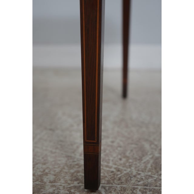 Councill Craftsmen Banded Drop Side Pembroke Table For Sale - Image 15 of 18
