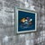 Post Modern Abstract Wall Art Painting Framed and Signed by the Artist. Circa 1980s For Sale - Image 17 of 17