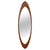 Vintage Italian Mirror in Rosewood and Brass by Osvaldo Borsani, 1950s For Sale - Image 12 of 12