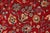 Floral Pak-Persian Adele Red/Blue Wool Rug - 10'0'' X 14'0'' For Sale In New York - Image 6 of 8