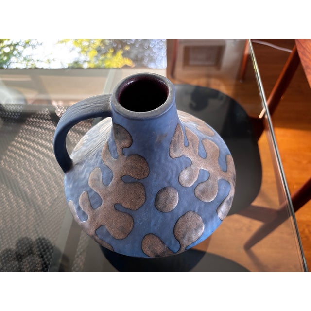 1960s Ceramic Ankara Vase by Carsten Tonnieshof, Germany, 1960 For Sale - Image 5 of 9