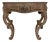 19th Century French Baroque Revival Carved Wooden Console Table For Sale