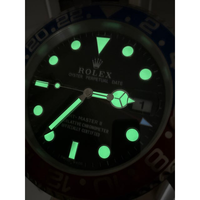 Vintage Pepsi Oyster Perpetual Submariner Wall Clock From Rolex For Sale - Image 4 of 6