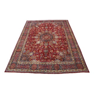 Middle Eastern Hand-Knotted Rug For Sale