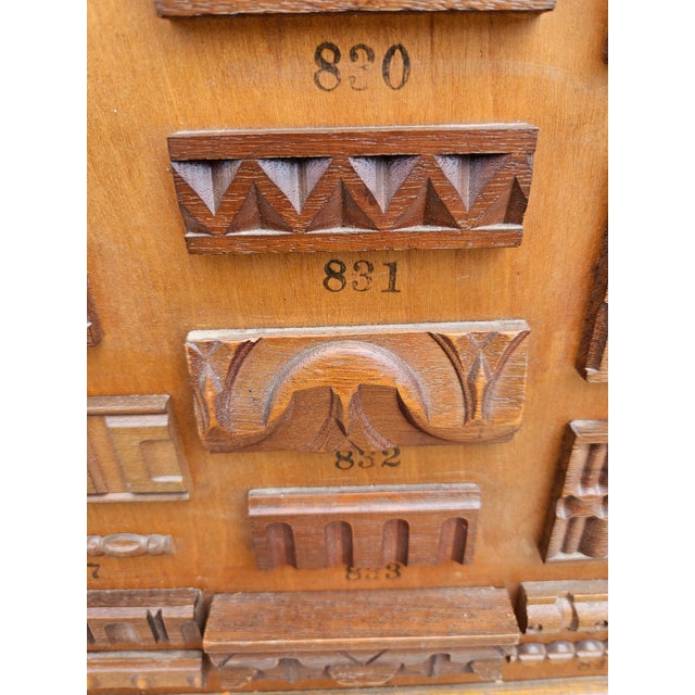 Mercantile Architectural Wood Molding Trim Display (Panel B) For Sale - Image 12 of 13