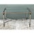 Mid-Century Modern Vintage Rectangular Metal and Glass Table After Maison Jansen For Sale - Image 3 of 13