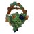 Vintage Majolica-Style Grapevine Wall Pocket For Sale