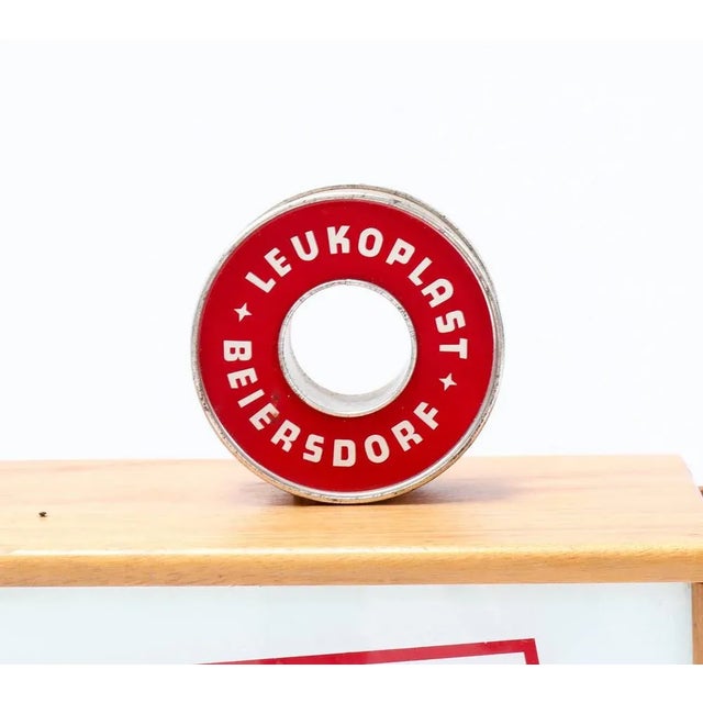 Mid-Century Modern Advertising Cabinet from Leukoplast Beiersdorf, 1950s For Sale - Image 9 of 10