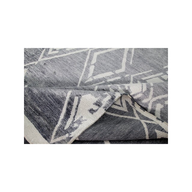 Handwoven Contemporary Area Rug 12x18 For Sale In Dallas - Image 6 of 9