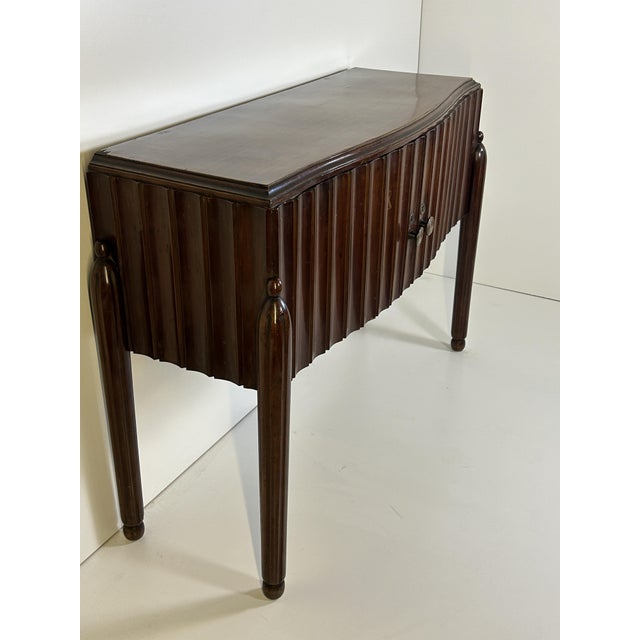 Brown Art Deco Walnut Sideboard, 1930s For Sale - Image 8 of 18