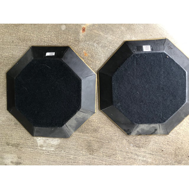 1980s 1980s John Darien Decopage Plates- Set of 2 For Sale - Image 5 of 5