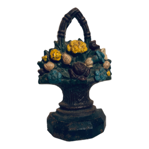 Cast Iron Bouquet Door Stop