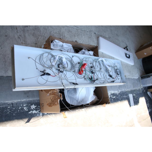 Currey & Company Catrice 15 Light Linear Pendant With Shell Shades For Sale - Image 10 of 11