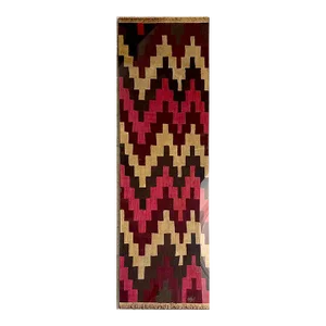 Framed Large Antique Nazca Textile Panel with Geometrical Design
