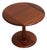 Mid-Century Modern Solid Walnut Tulip Style Pedestal Side Table by Prodelco For Sale