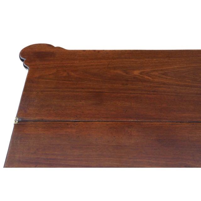 Antique Georgian Mahogany Folding Card Table, 1750s For Sale - Image 13 of 15